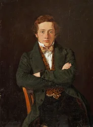 Portrait of Martin Hammerich (1811-1881), Three-Quarter Length Portrait, En Face