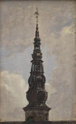 The Great Spire of Kronborg Castle. Study