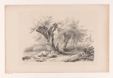 Country Road with Resting Man and Woman (The Landscape)