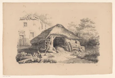 Stable by a Farm (The Landscape series)