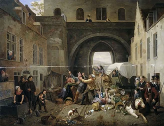 A Collision at the Halle Gate