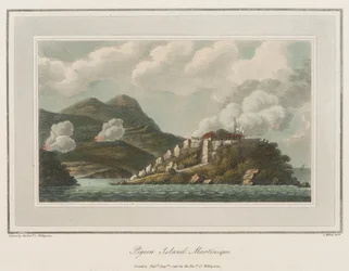 Pigeon Island in Martinique, by Reverend Cooper Willyams