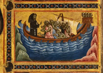 Bardi St. Francis altarpiece and twenty stories of his life, The Bardi Chapel (detail)