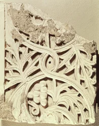 Fragment of a frieze, from the monastery of Apa Jeremias, Sakkara