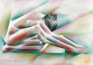 Abstract Figure Contemplation