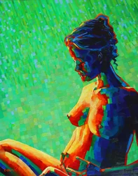 Abstract Nude Woman