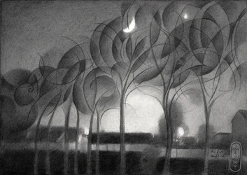 Crescent Moon Night