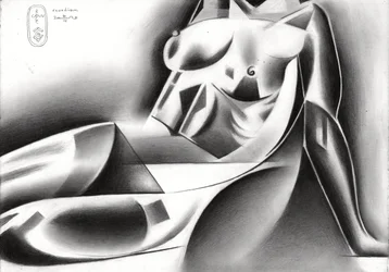 Cubist Female Recline