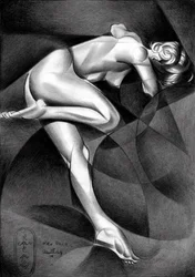 Elegant Abstract Nude