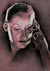 Elegant Geometric Portrait