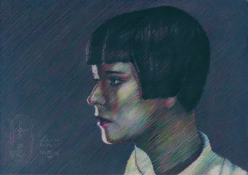 Elegant Profile Portrait