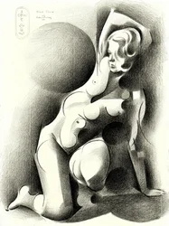 Elegant Stylized Woman