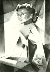 Faceted Female Portrait