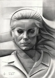 Geometric Woman Portrait