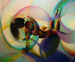 Graceful Abstract Woman