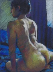 Graceful Nude Back View