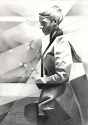 Modern Geometric Portrait