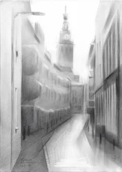 Old City Tower Sketch
