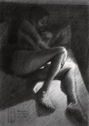 Pensive Nude Figure