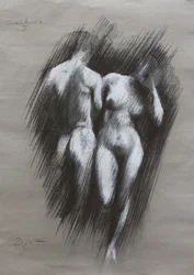 Sensual Couple Sketch