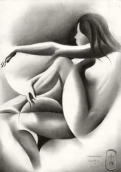 Sensual Reclining Woman