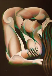 Serene Abstract Nude