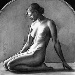 Serene Nude Figure Study