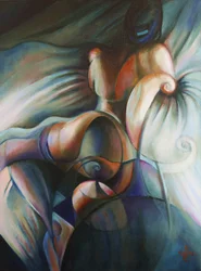 Soft Abstract Embrace