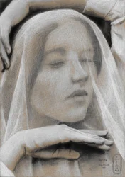 Veiled Serene Woman
