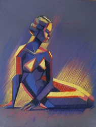 Vibrant Geometric Figure