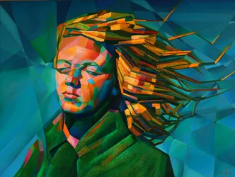 Vibrant Geometric Serenity