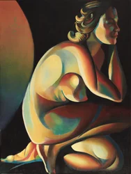 Vibrant Nude Figure