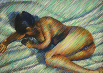 Vibrant Resting Nude