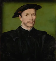 Portrait of a Bearded Man in Black, c.1540