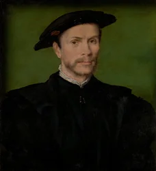 Portrait of a Bearded Man in Black