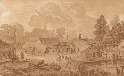 Village with Pond