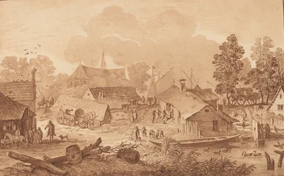 Village with Pond