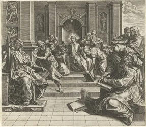 Christ, at Age 12, in Discussion with the Scribes