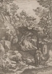 Mary Magdalen Repentant in the Wilderness, 1573