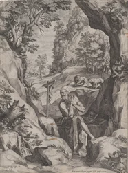 St Jerome Penitent in the Wilderness, 1573
