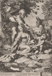 The Rest on the Return from Egypt, 1575