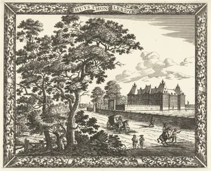 View of Honselaarsdijk Palace