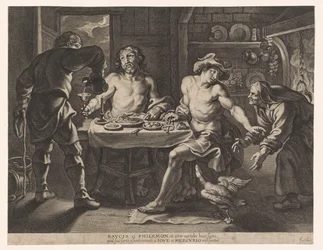 Jupiter and Mercury in the house of Philemon and Baucis