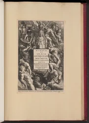 Title Page for Hubert Goltzius, Romanae et Graecae Antiquitatis Monumenta (Opera Omnia, I)