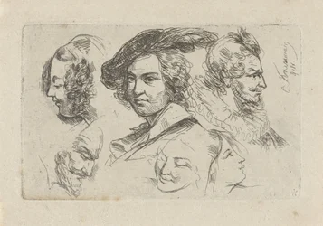 Study Sheet with Six Heads