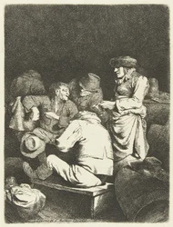 Landlady and Company in Tavern