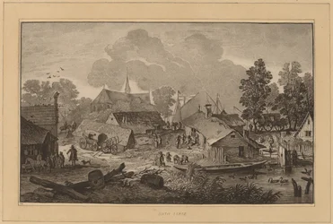 Village with Pond