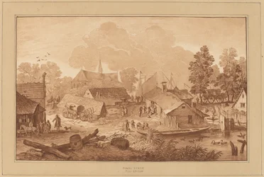 Village with Pond