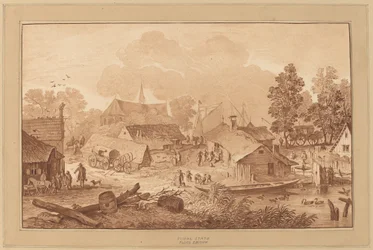 Village with Pond