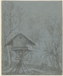 Dovecote Among Trees